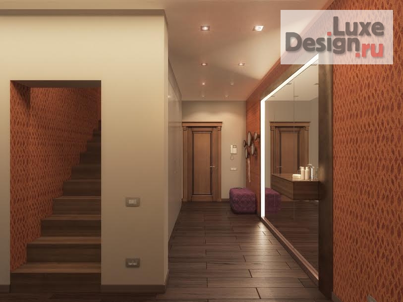 Дизайн интерьера трехкомнатной квартиры "Дизайн проект квартиры 150 м.кв в жилом комплексе АСТРА . в г.Пермь" (фото 2)