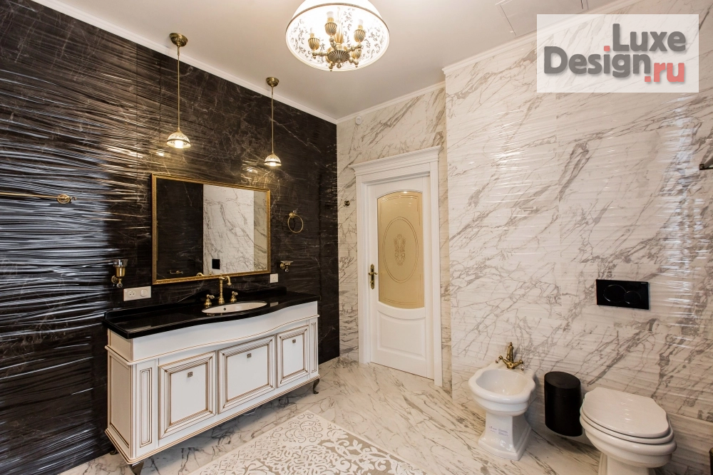 Дизайн интерьера коттеджа "дизайн санузла в коттедже г. Перми" (фото 1)
