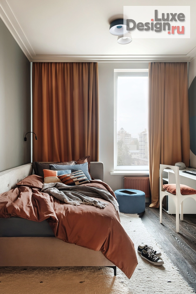 Дизайн интерьера четырехкомнатной квартиры "Интерьер в европейском стиле: пентхаус в центре Перми" (фото 8)