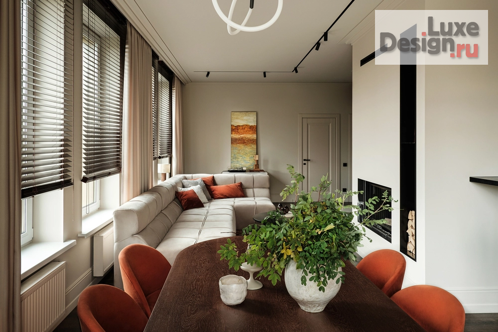 Дизайн интерьера четырехкомнатной квартиры "Интерьер в европейском стиле: пентхаус в центре Перми" (фото 24)