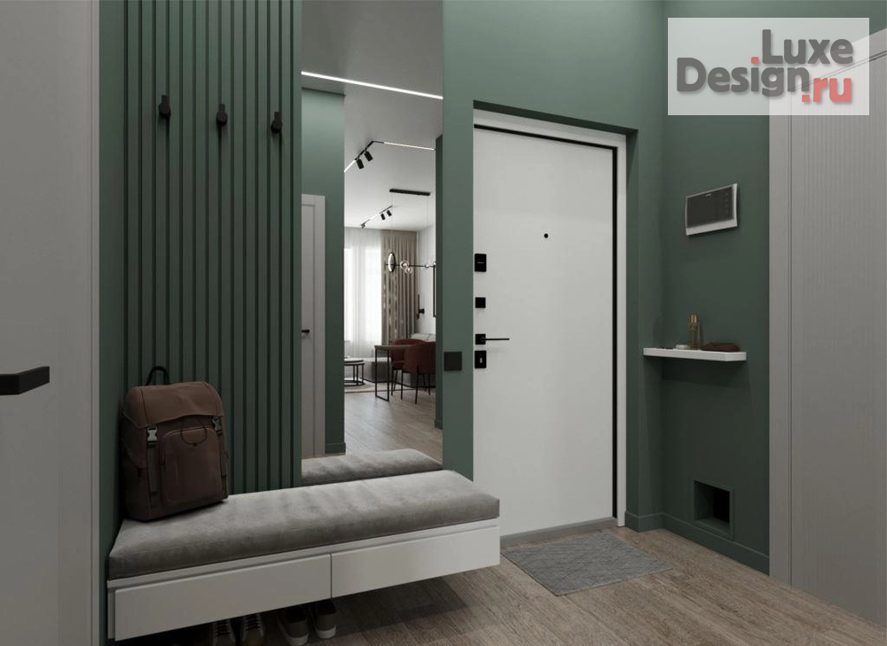 Дизайн интерьера двухкомнатной квартиры "Дизайн интерьера двухкомнатной квартиры для молодого человека в ЖК Space в Перми." (фото 11)