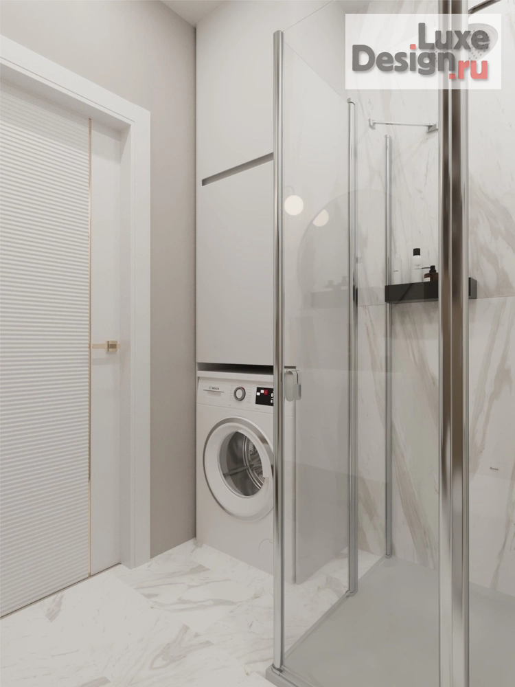 Дизайн интерьера двухкомнатной квартиры "Дизайн интерьера небольшой квартиры в ЖК iLove" (фото 17)