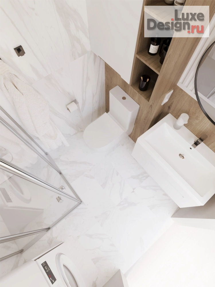 Дизайн интерьера двухкомнатной квартиры "Дизайн интерьера небольшой квартиры в ЖК iLove" (фото 20)