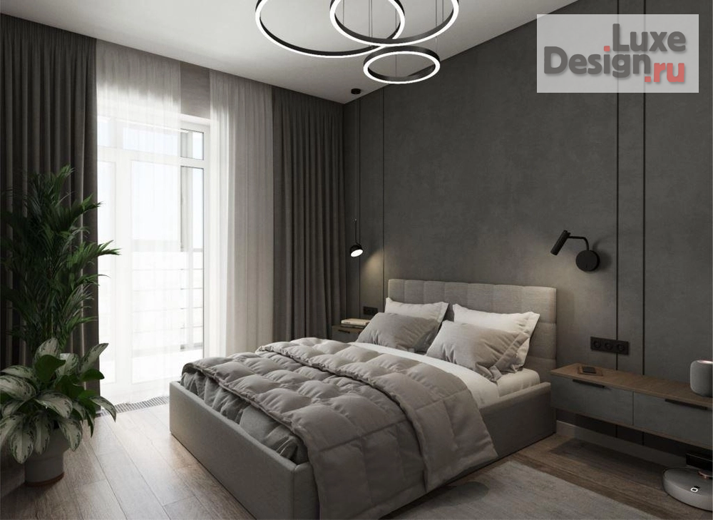 Дизайн интерьера двухкомнатной квартиры "Дизайн интерьера двухкомнатной квартиры для молодого человека в ЖК Space в Перми." (фото 7)