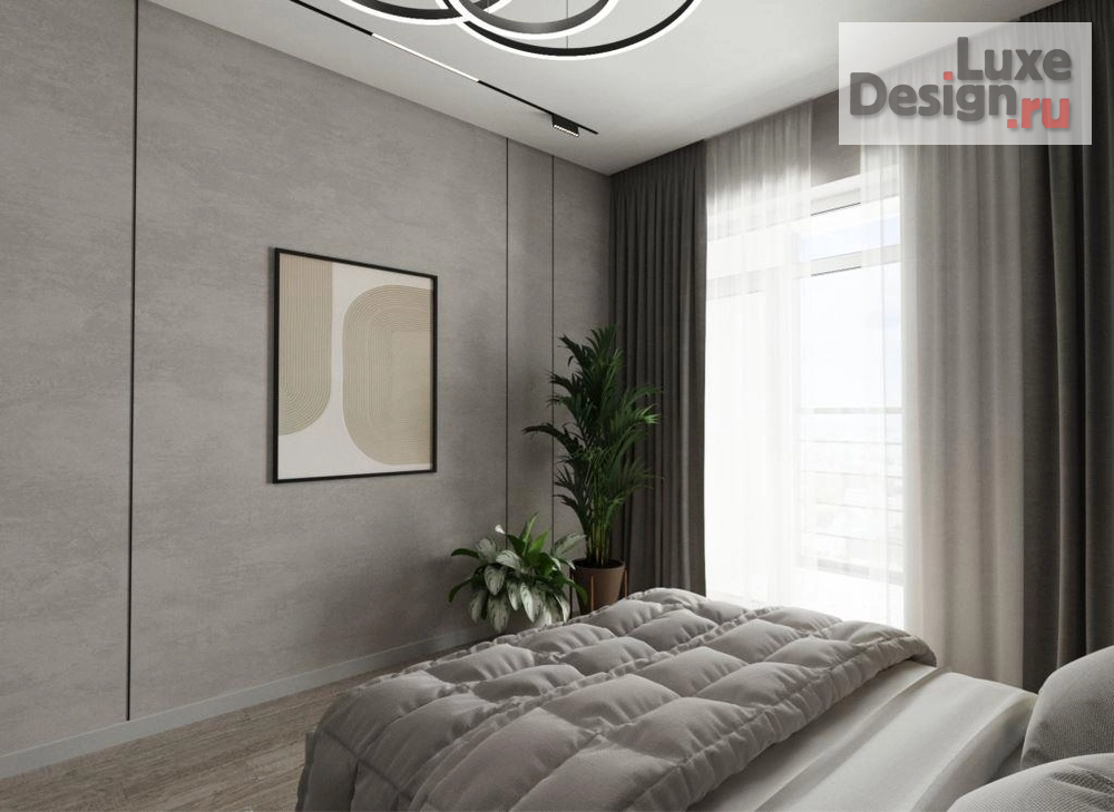 Дизайн интерьера двухкомнатной квартиры "Дизайн интерьера двухкомнатной квартиры для молодого человека в ЖК Space в Перми." (фото 8)