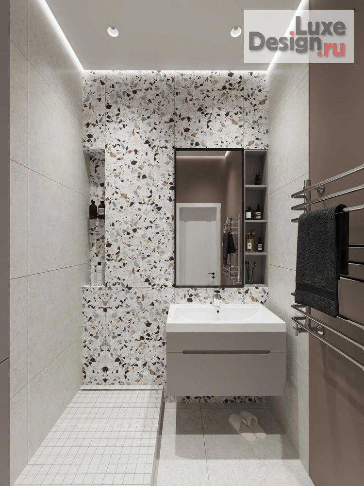 Дизайн интерьера трехкомнатной квартиры "Дизайн интерьера части трехкомнатной квартиры для семьи с ребенком, расположенной в ЖК «Кристалл» в Перми" (фото 15)