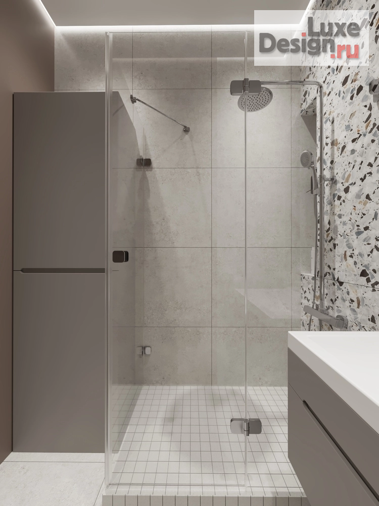 Дизайн интерьера трехкомнатной квартиры "Дизайн интерьера части трехкомнатной квартиры для семьи с ребенком, расположенной в ЖК «Кристалл» в Перми" (фото 17)