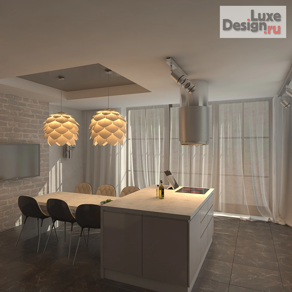 Дизайн интерьера коттеджа "Проект коттеджа" (фото 1)