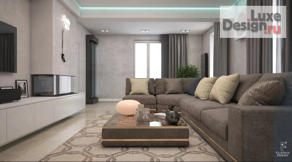 Дизайн интерьера двухкомнатной квартиры "Квартира 80 м" (фото 7)