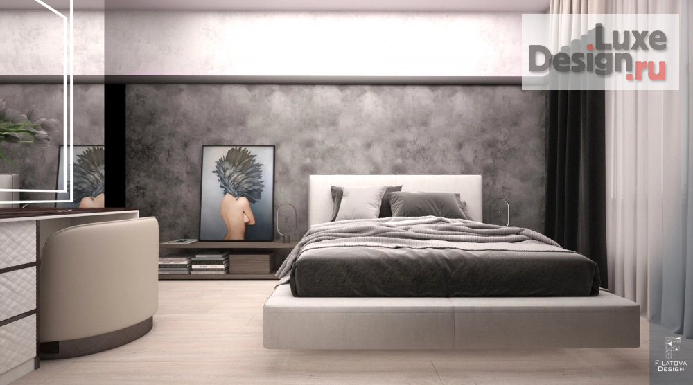 Дизайн интерьера двухкомнатной квартиры "Квартира 80 м" (фото 8)