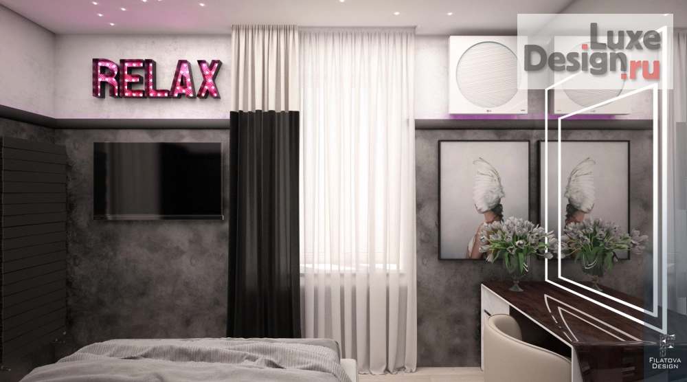 Дизайн интерьера двухкомнатной квартиры "Квартира 80 м" (фото 9)