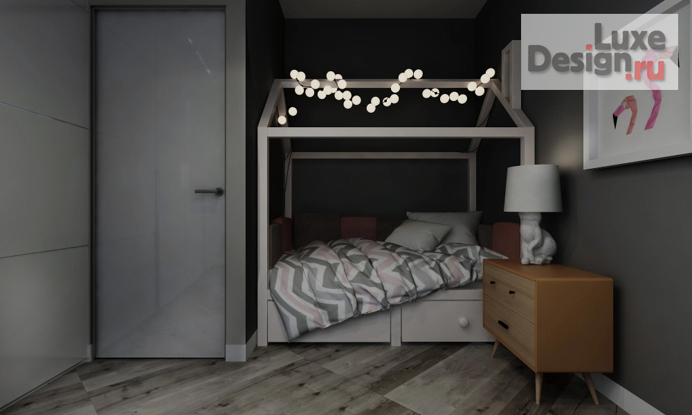 Дизайн интерьера четырехкомнатной квартиры "Soft loft" (фото 13)
