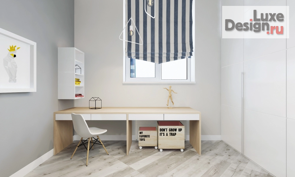 Дизайн интерьера четырехкомнатной квартиры "Soft loft" (фото 15)