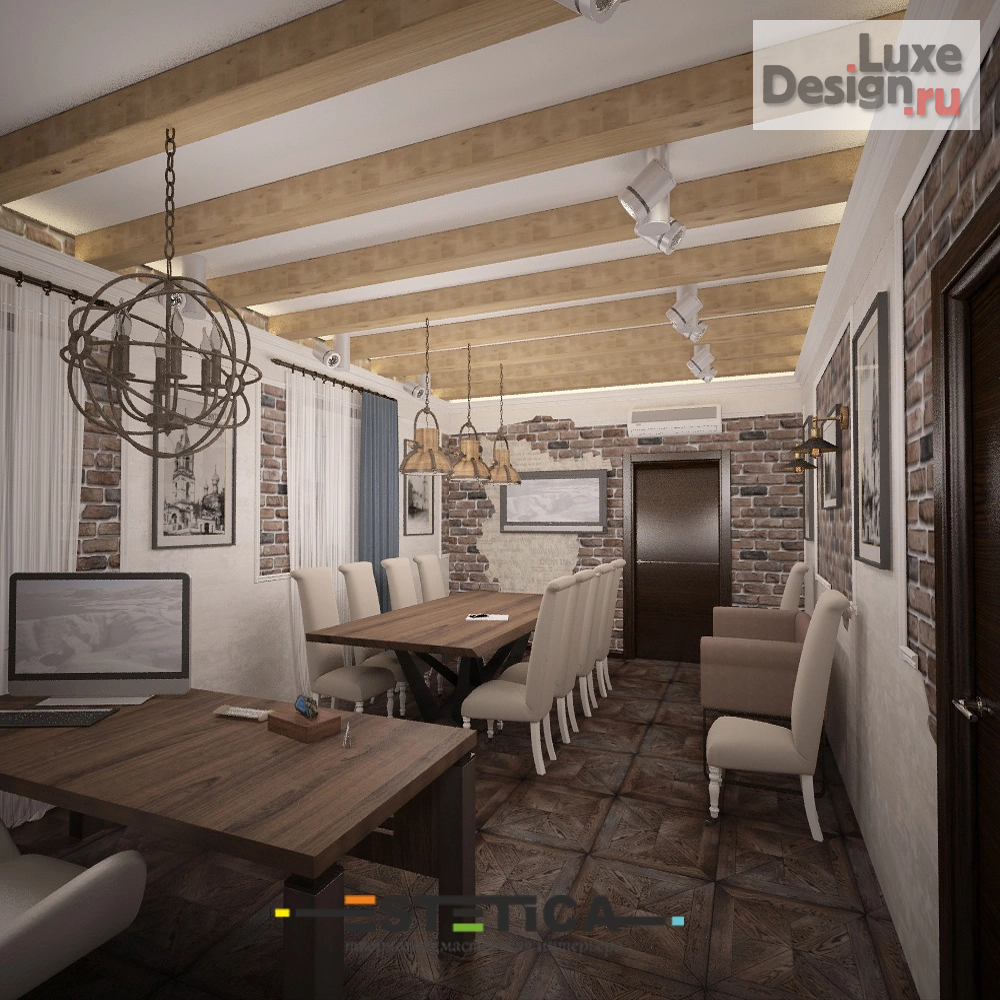 Дизайн интерьера офиса "Офис в стиле Loft" (фото 1)