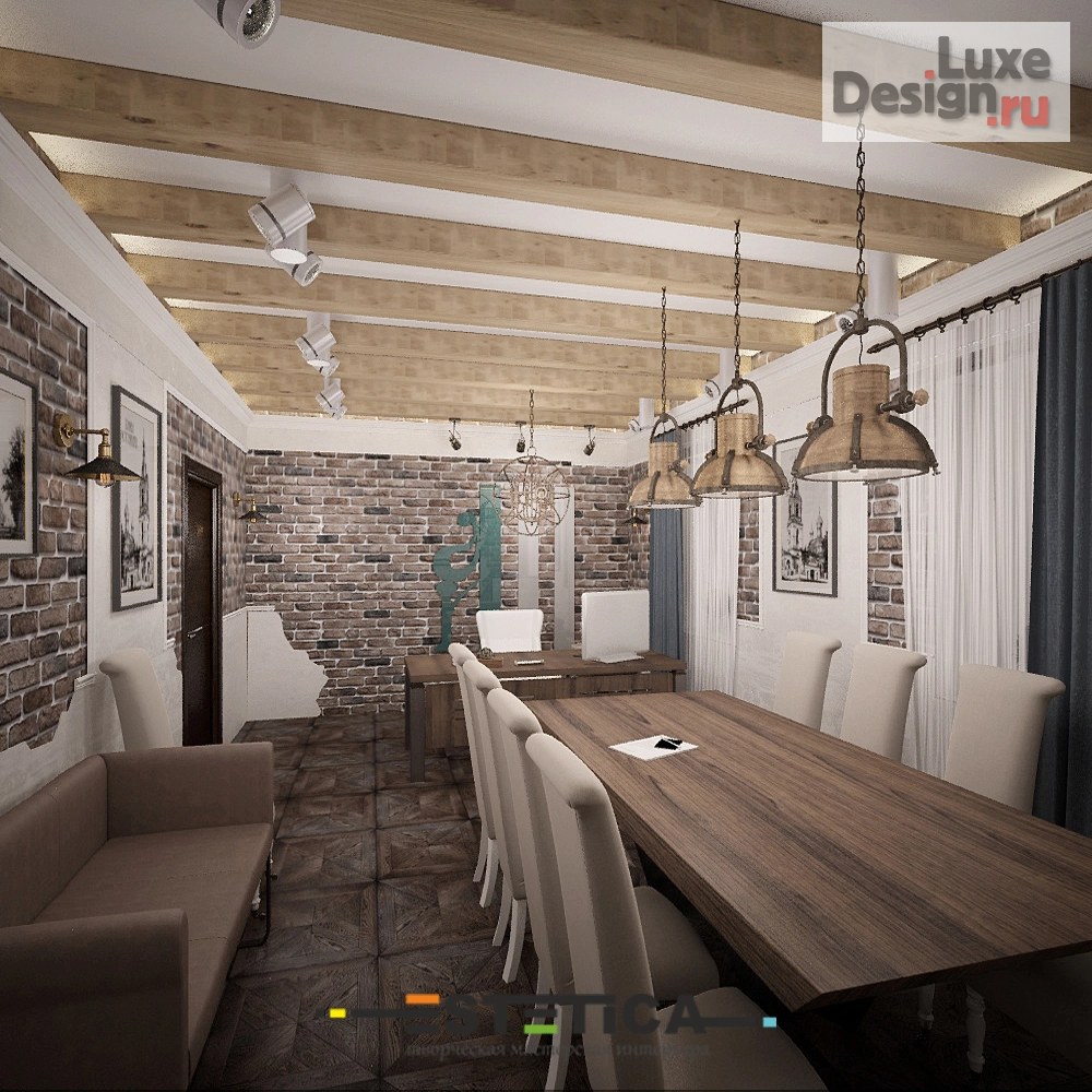 Дизайн интерьера офиса "Офис в стиле Loft" (фото 10)