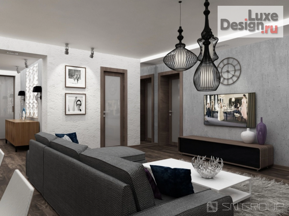 Дизайн интерьера квартиры "Проект квартиры 170 кв.м." (фото 2)