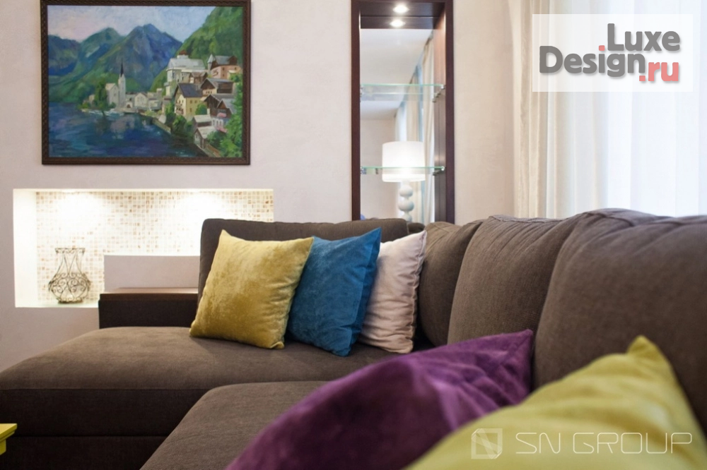 Дизайн интерьера квартиры "Реализованный проект квартиры 135 кв.м., г.Пермь 2014г. Фотограф: Анна Белая" (фото 2)