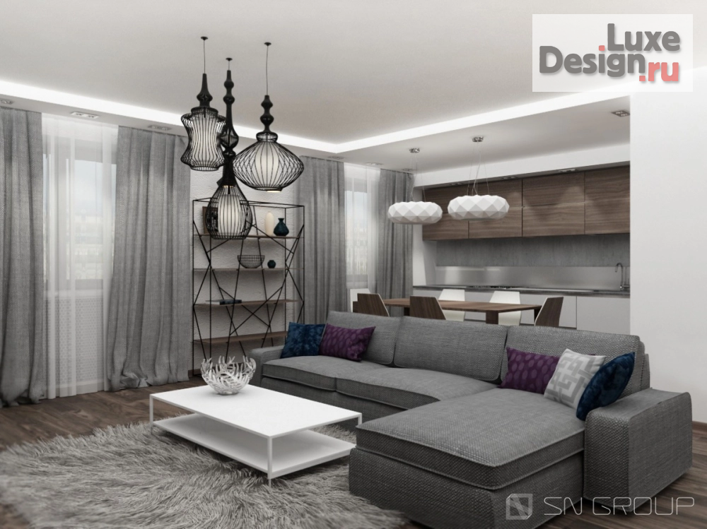 Дизайн интерьера квартиры "Проект квартиры 170 кв.м." (фото 1)