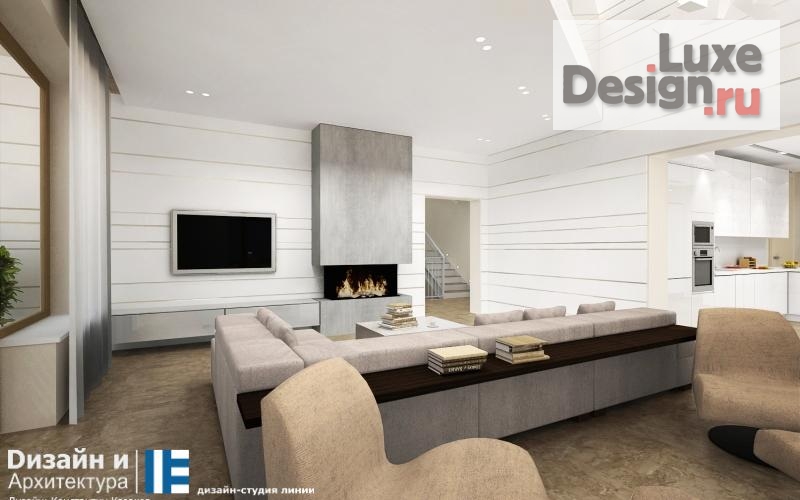 Дизайн интерьера загородного дома "Проект загородного дома" (фото 1)