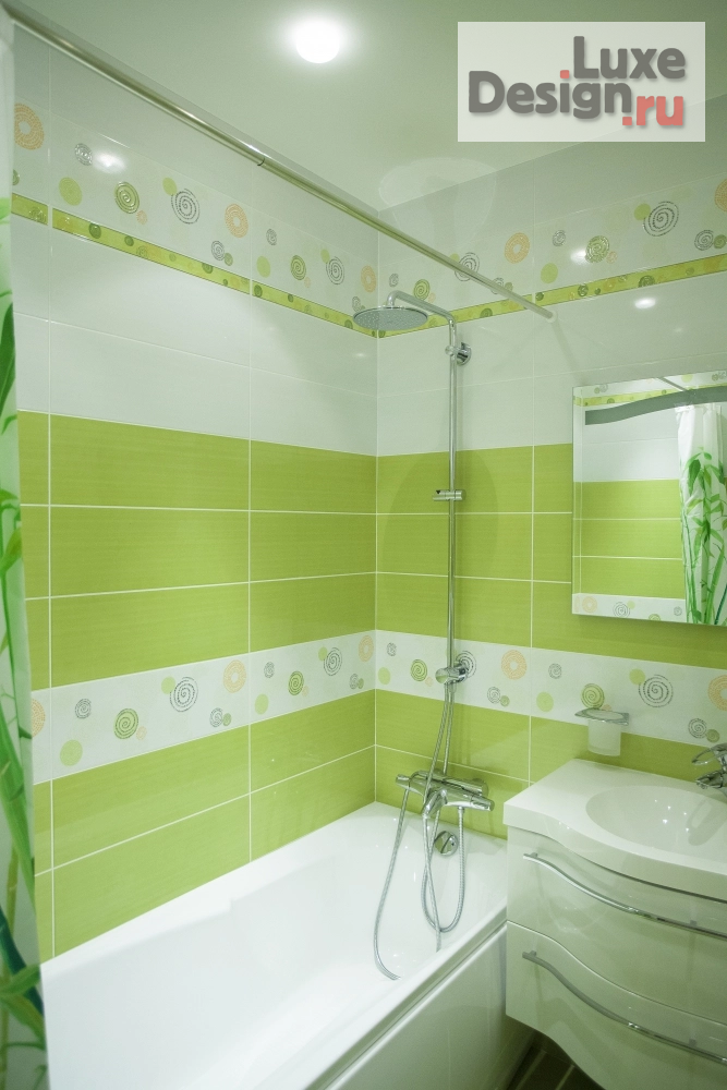 Дизайн интерьера двухкомнатной квартиры "Крем-брюле с зеленым яблоком." (фото 13)