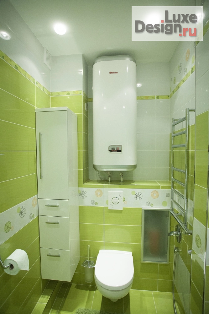 Дизайн интерьера двухкомнатной квартиры "Крем-брюле с зеленым яблоком." (фото 14)