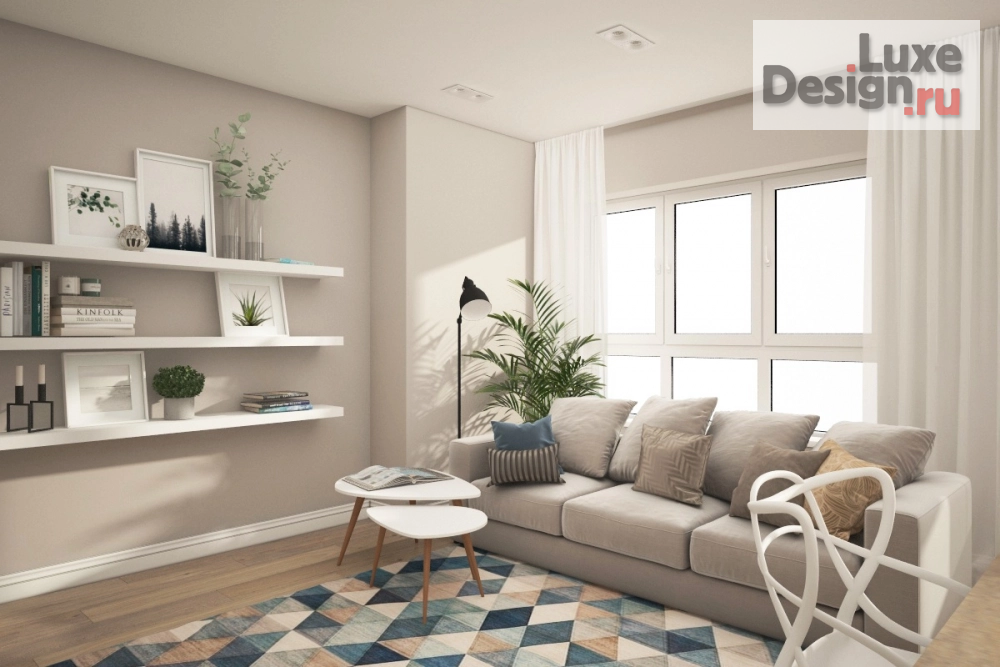 Дизайн интерьера трехкомнатной квартиры "Квартира в скандинавском стиле " (фото 4)