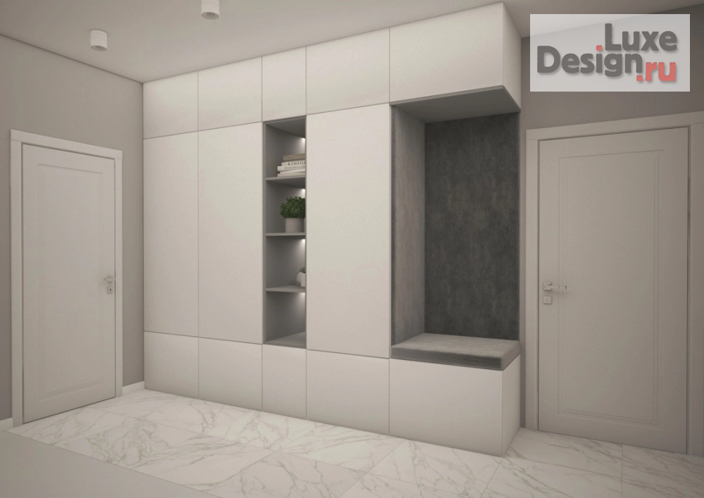 Дизайн интерьера трехкомнатной квартиры "Квартира для семьи с двумя детьми" (фото 8)