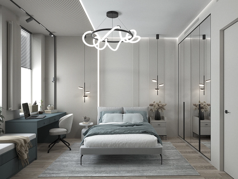 Дизайн интерьера в Перми "Квартира с видом на Москва-сити"